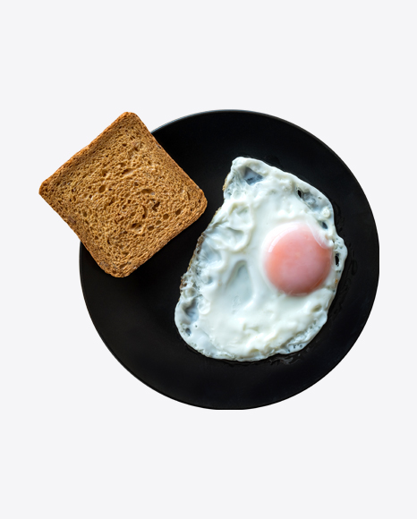 Fried Egg with Bread Slice