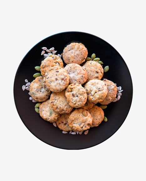 Salty Cookies on Plate