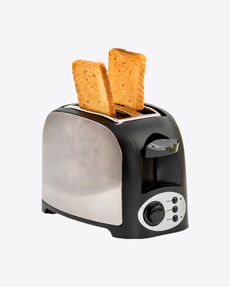 Toaster with Bread Slices