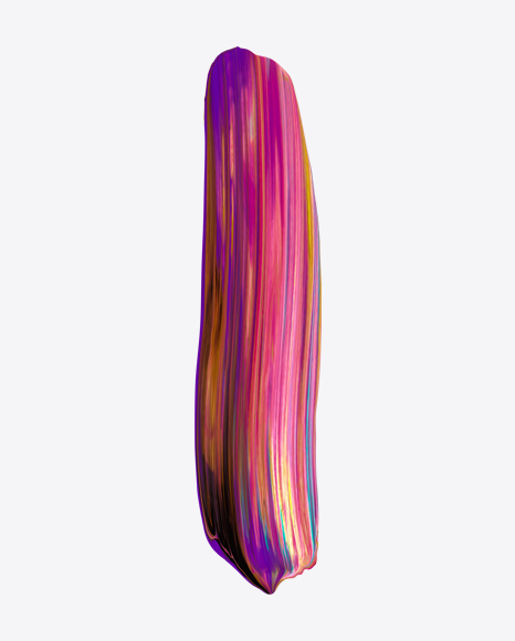 Colored Neon Paint Stroke PNG