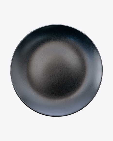 Black Ceramic Plate
