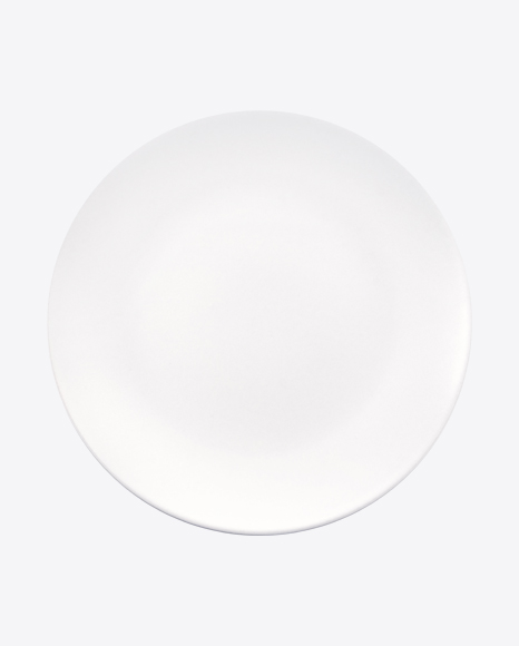 White Ceramic Plate