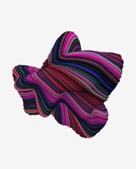 Colored Abstract Object PNG