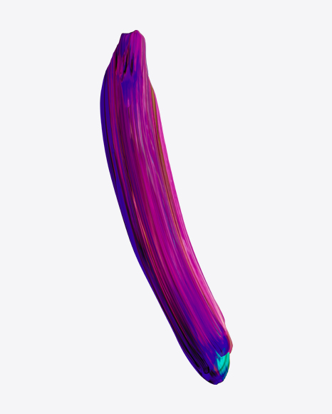 Colored Neon Paint Stroke PNG