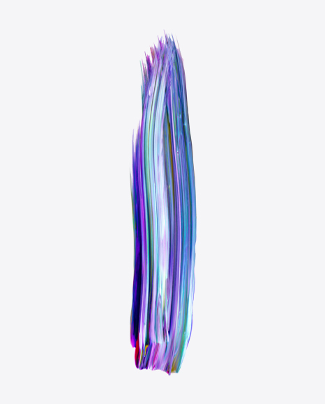 Colored Neon Paint Stroke PNG