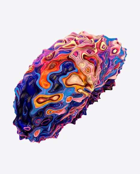 Colored Abstract Object PNG