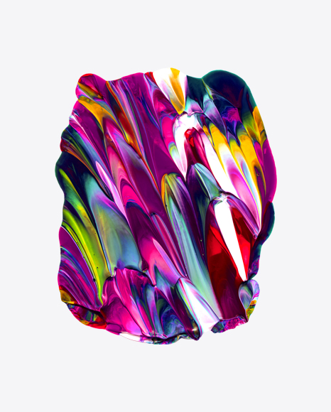 Colored Paint Stroke PNG
