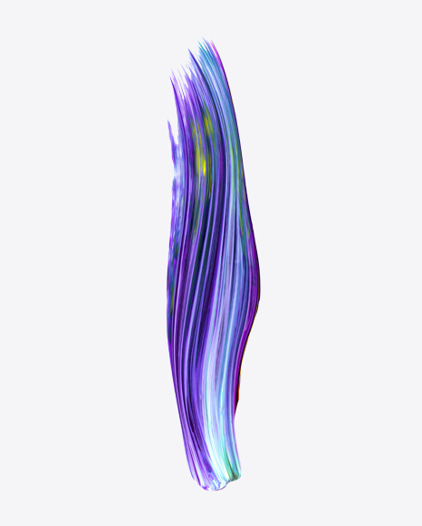 Colored Neon Paint Stroke PNG