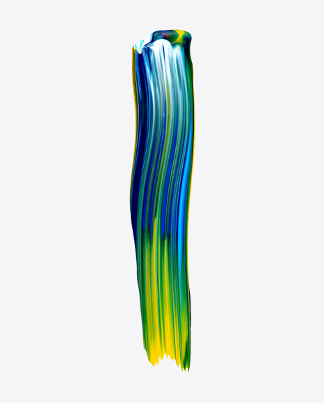 Colored Neon Paint Stroke PNG