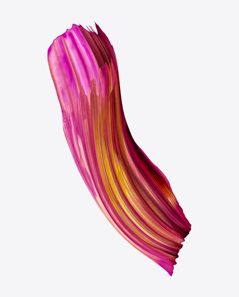 Colored Neon Paint Stroke PNG