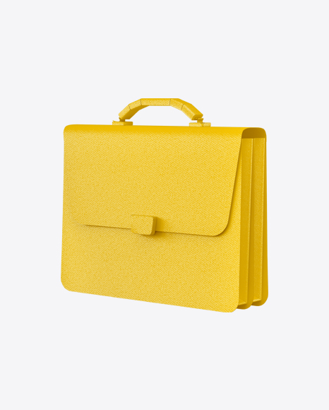 Yellow Paper Briefcase