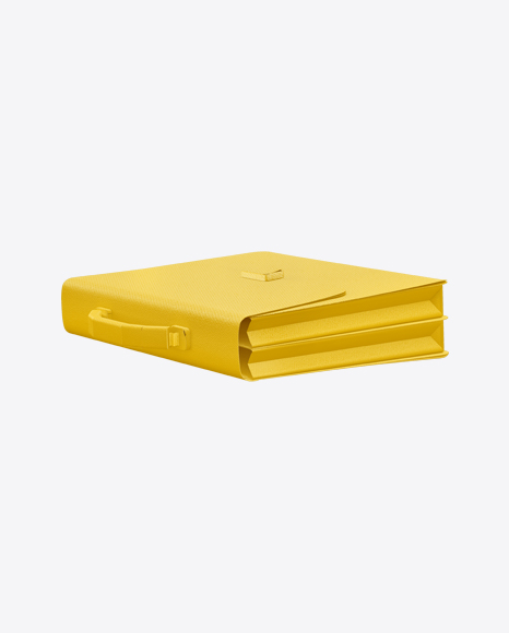 Yellow Paper Briefcase