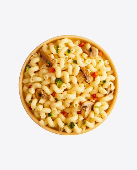 Cavatappi Pasta w/ Mashrooms & Vegetables