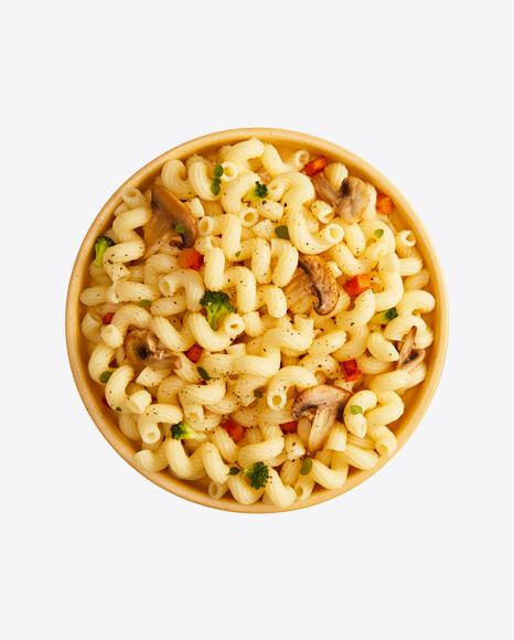 Cavatappi Pasta w/ Mashrooms & Vegetables
