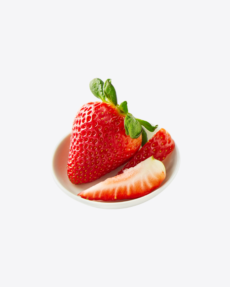Strawberries in Plate