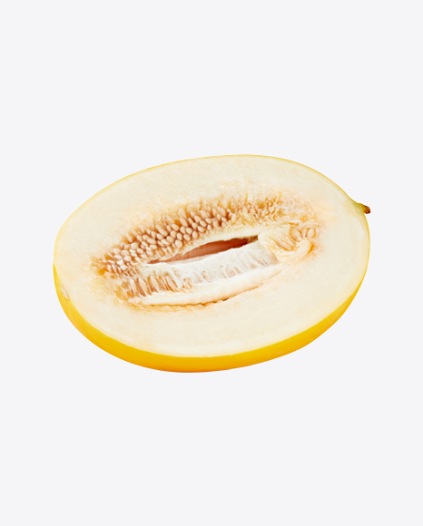 Half of Yellow Melon PNG