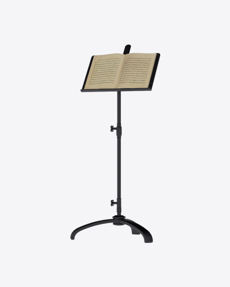 Music Stand with Sheet Music