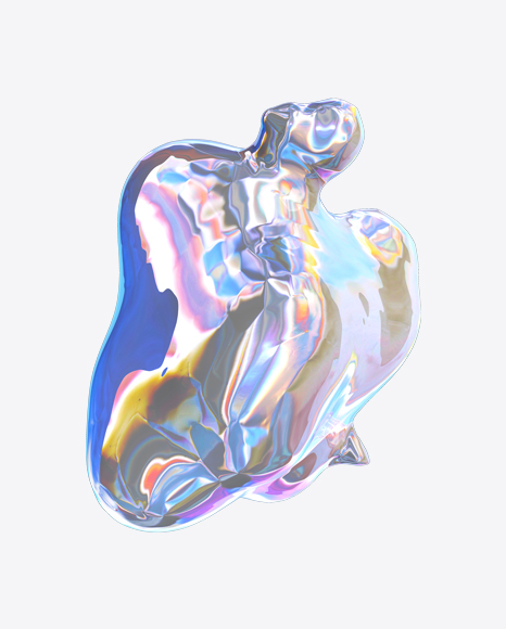 Abstract Foiled Shape PNG
