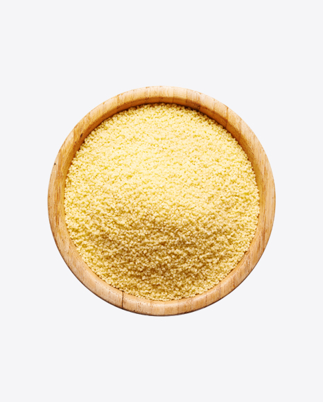 Couscous in Wooden Bowl PNG