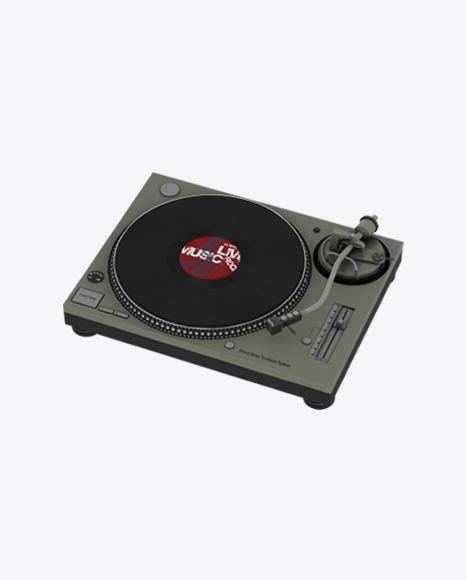 Turntable Record Player with Vinyl Record