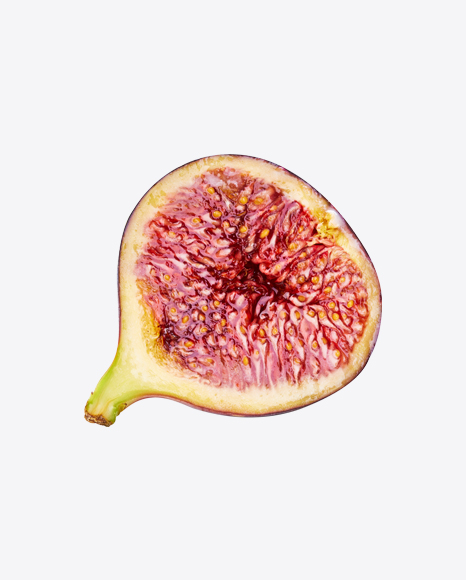 Half of Fig Fruit PNG