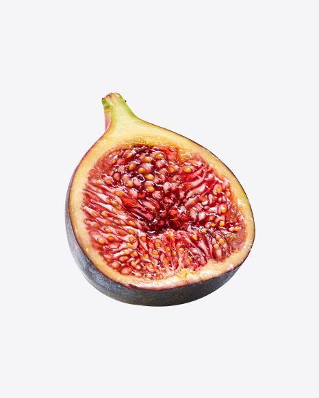 Half of Fig Fruit PNG