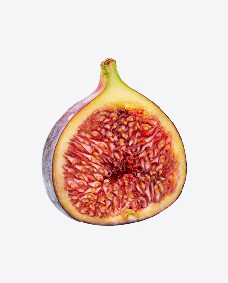 Half of Fig Fruit PNG