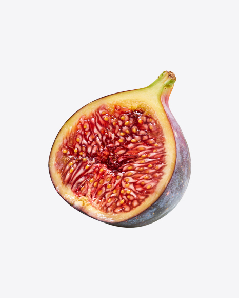 Half of Fig Fruit PNG