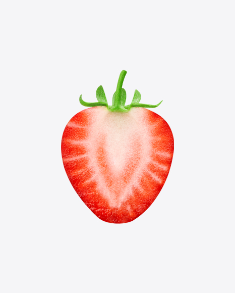 Half of Strawberry PNG