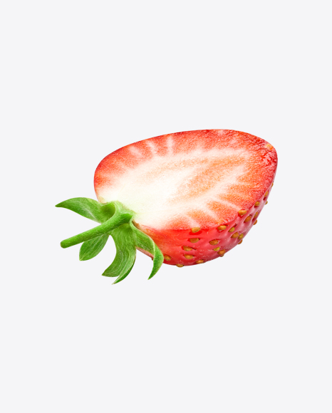 Half of Strawberry PNG