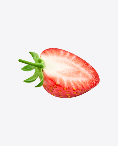 Half of Strawberry PNG