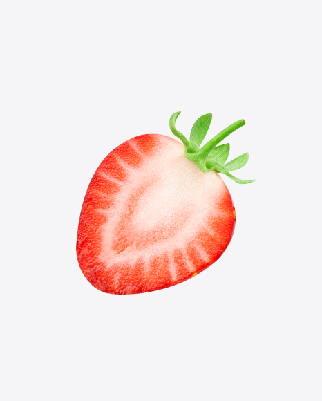 Half of Strawberry PNG