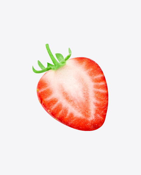 Half of Strawberry PNG