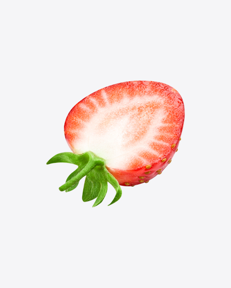 Half of Strawberry PNG