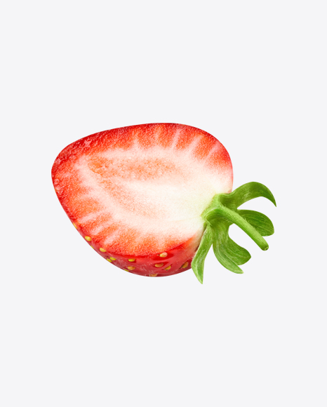 Half of Strawberry PNG