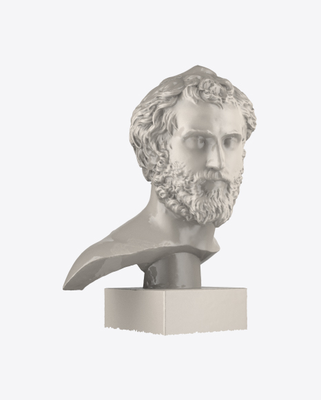 Antique Roman Bust PNG