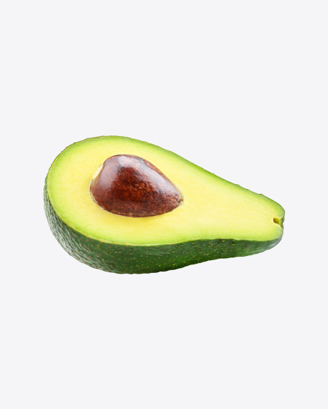 Half of Avocado w/ Seed PNG
