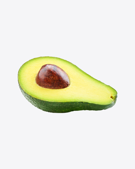 Half of Avocado w/ Seed PNG