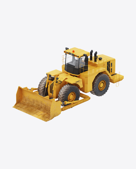 Wheel Bulldozer PNG