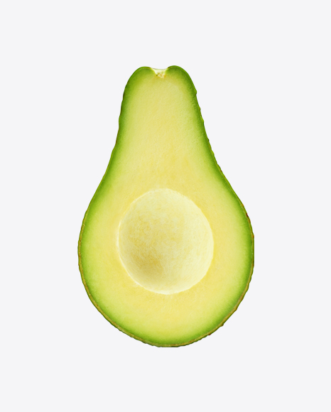Half of Avocado PNG