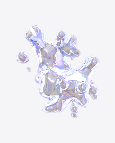 Abstract Foiled Shape PNG