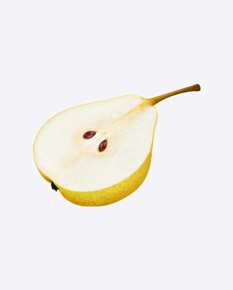 Half of Pear PNG