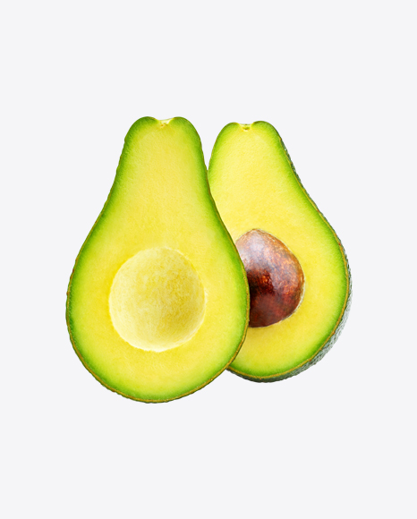Avocado Halfs PNG