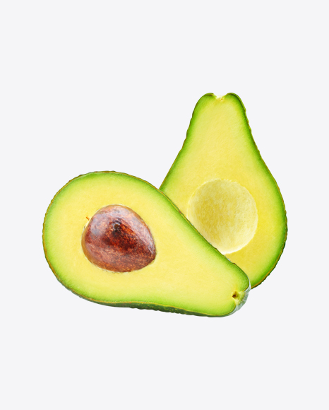 Avocado Halfs PNG