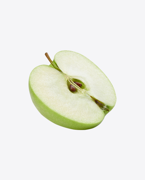 Half of Green Apple PNG