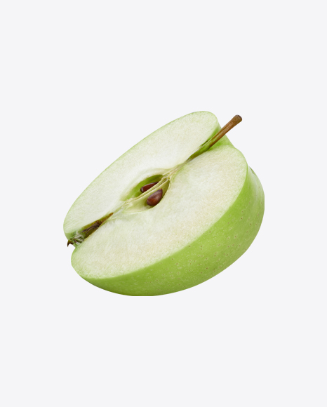 Half of Green Apple PNG