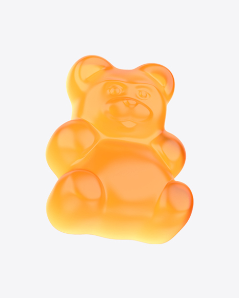Orange Gummy Bear Candy