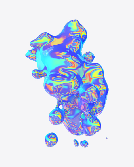Abstract Foiled Shape PNG
