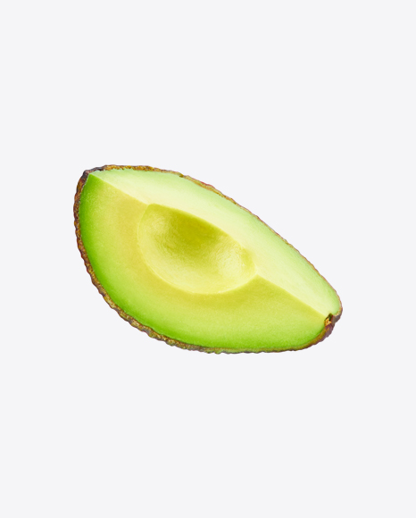 Quarter of Avocado Hass PNG