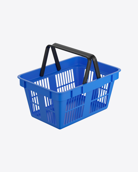 Blue Shopping Basket